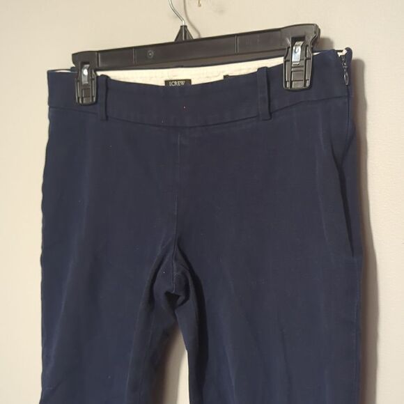 J Crew Blue Stretch Minnie Dress Pants - Picture 2 of 8